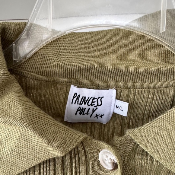 PRINCESS POLLY Ribbed Downtown Mini Dress - Picture 5 of 5